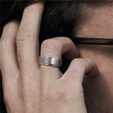 Classic Silver/Black/Gold Color Brushed 6/8mm Tungsten Carbide Wedding Bands Engagement Rings For Men and Women
