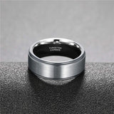 New Arrival Silver Color Brand Classic Design 6/8mm Tungsten Carbide Rings for Men, Women Wedding engagement Bands