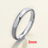 High Quality Classic Plain Anti Scratch 2/3/4/6mm Tungsten Rings for Women - Wedding Bands Fashion Jewelry