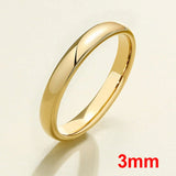 High Quality Classic Plain Anti Scratch 2/3/4/6mm Tungsten Rings for Women - Wedding Bands Fashion Jewelry