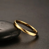 High Quality Simple Classic Anti Scratch Tungsten Wedding Rings for Women and Men, Wedding Bands for Couples Jewelry
