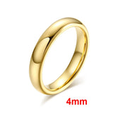 High Quality Classic Plain Anti Scratch 2/3/4/6mm Tungsten Rings for Women - Wedding Bands Fashion Jewelry