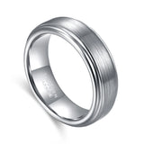 Classic Silver/Black/Gold Color Brushed 6/8mm Tungsten Carbide Wedding Bands Engagement Rings For Men and Women