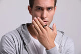 New Arrival High Quality Men's Thin Ring 6MM Black Tungsten Carbide Rings for Men Wedding Party Jewelry