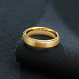 Classic Simple Gentle  Black Anti Scratch 5mm Tungsten Wedding Band for Men Women, Carbide Tungsten Ring Jewelry