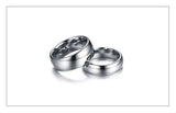 New Silver Color Tungsten Carbide Engagement Ring Wedding Band For Men and Women Alliance Couple Jewelry