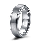 Classic Silver/Black/Gold Color Brushed 6/8mm Tungsten Carbide Wedding Bands Engagement Rings For Men and Women