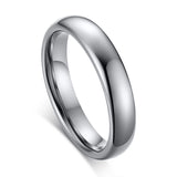 High Quality Simple Classic Anti Scratch Tungsten Wedding Rings for Women and Men, Wedding Bands for Couples Jewelry