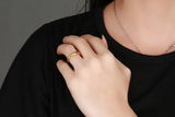 High Quality Classic Gold-color 6mm/8mm Tungsten Carbide Wedding Ring for Women / Men
