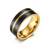 Quality Stylish Thin Line Style Basic 8mm Tungsten Carbide Rings for Men Wedding  Jewelry Bands Anniversary Gifts
