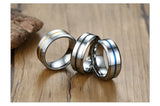 High Quality Anti Scratch 8mm Tungsten Grooved Wedding Band for Men - Anniversary Ring Gift