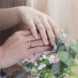Female Polished Classic 2mm Thin Simple Tungsten Carbide Ring 4 Colors Gold,Rose Gold,Silver Color Wedding Bands