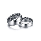New Silver Color Tungsten Carbide Engagement Ring Wedding Band For Men and Women Alliance Couple Jewelry