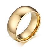 New Arrival Classic Hand polished High Quality Men Rings Real Tungsten Male Wedding Jewelry