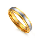 His & Her's Polishing Center Step Edge  6MM/4MM Tungsten Carbide Wedding Bands Rings for Women and Men Jewelry
