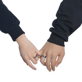 New Silver Color Tungsten Carbide Engagement Ring Wedding Band For Men and Women Alliance Couple Jewelry