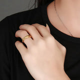 High Quality Classic Gold-color 6mm/8mm Tungsten Carbide Wedding Ring for Women / Men
