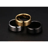 New Arrival Top Quality Hand Polished 8.0mm Gold/Silver/Black Tungsten Rings for Men - Classic Wedding Jewelry