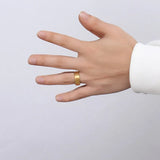 New Arrival Classic Men's Blue Tungsten Ring Classical Gold-color Rings Men Tungsten Jewelry