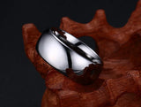 New Arrival Popular 8mm Wedding Classic Jewelry Smooth Hand Polished Tungsten Rings for Men