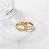 Fascinating Gold Color 4/6mm Tungsten for Men Women Classic Wedding/Engagement Couple BandS Special Jewelry