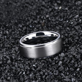 New Arrival Silver Color Brand Classic Design 6/8mm Tungsten Carbide Rings for Men, Women Wedding engagement Bands
