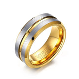 Quality Stylish Thin Line Style Basic 8mm Tungsten Carbide Rings for Men Wedding  Jewelry Bands Anniversary Gifts