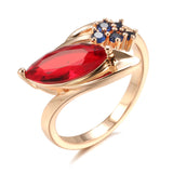 New Geometric Flawless Slope Mariquesa Rolled 14K Rose Gold AAA Zircon Crystals Designer Rings Wedding Fine Jewelry