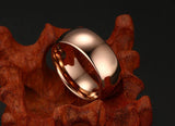 New Arrival Popular 8mm Wedding Classic Jewelry Smooth Hand Polished Tungsten Rings for Men