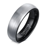 Classic New Arrival Matte Finished Minimalist 6mm Men Wedding Tungsten Carbide ,Comfort Fit Rings Bands Jewelry