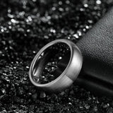 New Arrival Classic Brushed Silver Color 6/8mm Tungsten Carbide Wedding Engagement Bands Mens Jewelry