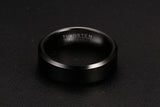 New Arrival 54mm - 68mm Popular Black Personalized Selection of Tungsten Carbide Rings Bands