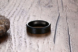 New Arrival 54mm - 68mm Popular Black Personalized Selection of Tungsten Carbide Rings Bands