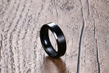 New Arrival 54mm - 68mm Popular Black Personalized Selection of Tungsten Carbide Rings Bands