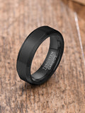 New Arrival 54mm - 68mm Popular Black Personalized Selection of Tungsten Carbide Rings Bands