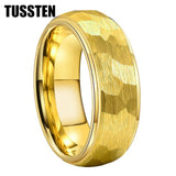 New Arrival Classic Domed Hammer 6MM/8MM Tungsten Men and Women Wedding Comfort Fit Bands Rings Fashion Jewelry