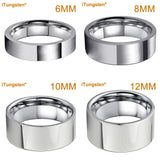 I Love You Engraved 6/8/10/12mm Fashion Tungsten Trendy Comfort Fit Wedding Engagement Band for Men and Women