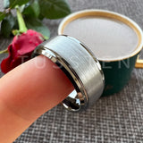 Classic Stepped Beveled Great Workmanship Big 10MM Mens Tungsten Wedding Bands Ideal  Fathers' Day Gift Jewelry