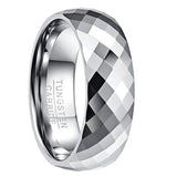 Super Multi-faceted Rhombus Geometric Tungsten Wedding Bands For Men Promise Engagement Party Rings Fashion Jewelry
