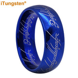Trendy Laser Engraved 6mm 8mm Fashion Tungsten Carbide Comfort Fit Ring for Men Women - Engagement Wedding Band