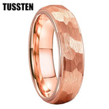 New Arrival Classic Domed Hammer 6MM/8MM Tungsten Men and Women Wedding Comfort Fit Bands Rings Fashion Jewelry