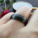 New Arrival Classic Domed Hammer 6MM/8MM Tungsten Men and Women Wedding Comfort Fit Bands Rings Fashion Jewelry