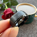 Classic Stepped Beveled Great Workmanship Big 10MM Mens Tungsten Wedding Bands Ideal  Fathers' Day Gift Jewelry