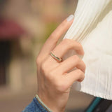 Rose Gold/Silver Color White Created-Opal Tungsten Carbide Wedding Rings For Women Men, Engagement Wedding Gifts