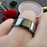 Wonderful High Polished Beveled Finish 6/8MM Men Women Tungsten Comfortable Fit Engagement Wedding Band Rings