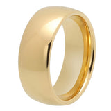 Trendy Jewelry 2/4/6/8/10mm Gold Plated Tungsten Ring For Men and Women Comfort Fit Couple Engagement Wedding Band