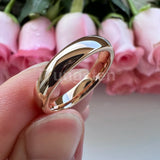 Trendy Jewelry Domed Polished Shiny Beautiful Ring Multiwidth Tungsten Comfort Fit Wedding Band for Men and Women