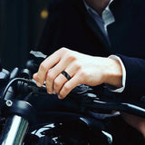 Fabulous New Arrival Popular 6/8mm Black Hammer Pattern Tungsten Carbide Brushed Ring Wedding Bands