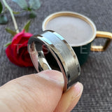 High Quality Polished Brushed Flat 6MM/8MM Tungsten Comfort Fit Wedding Bands for Men and Women Rings