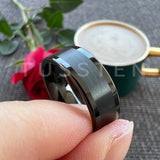 High Quality Polished Brushed Flat 6MM/8MM Tungsten Comfort Fit Wedding Bands for Men and Women Rings